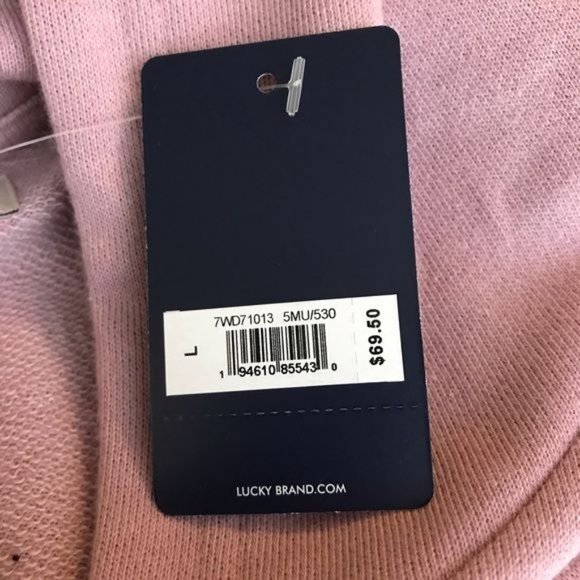 Lucky Brand L Be Lucky hoodie lavender - Picture 5 of 8